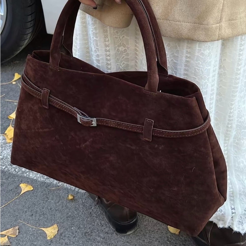 Classic Suede Tote Bag